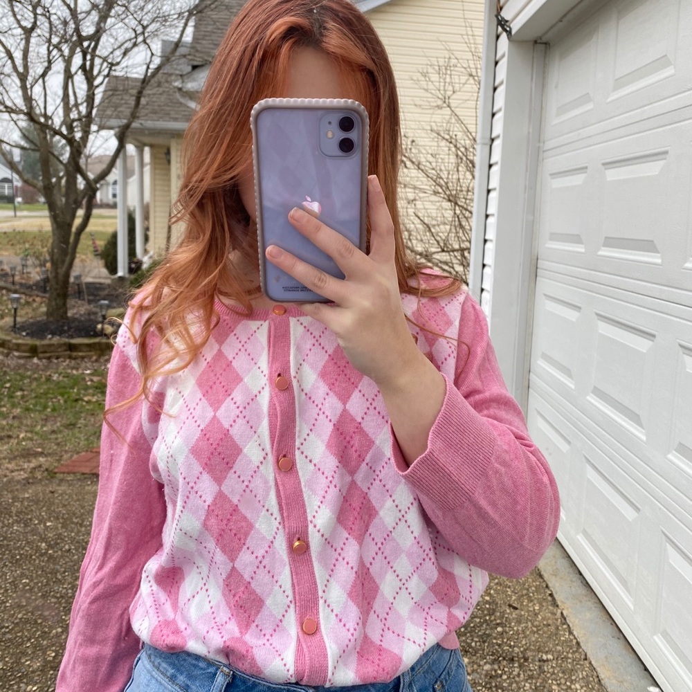 Pink talbot sweater